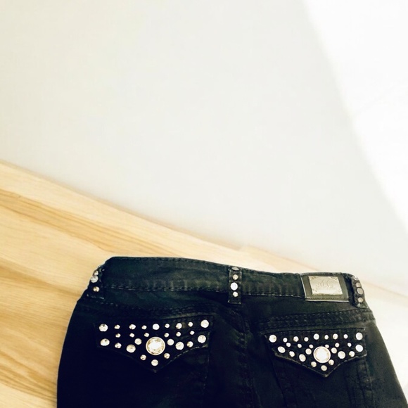 Miss Chic Black Jeans Size 9 - Picture 11 of 11